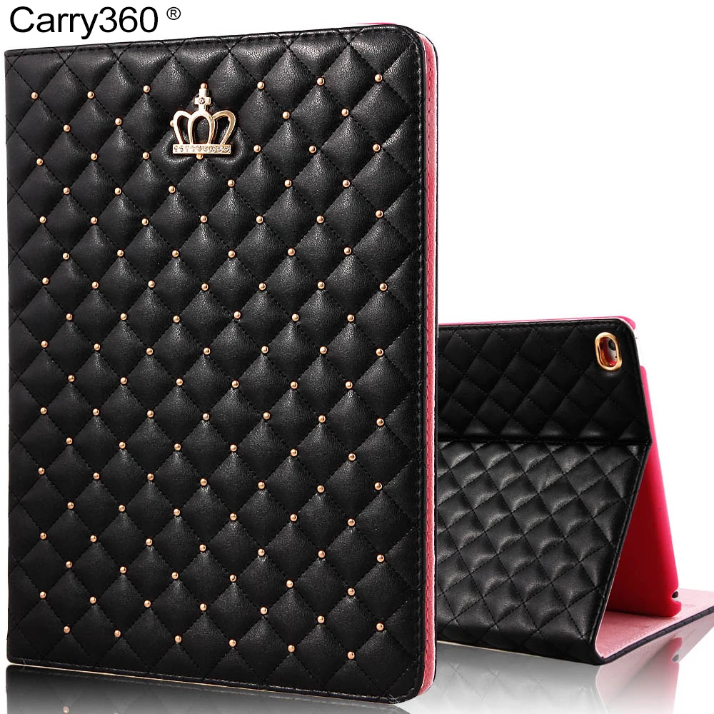 чехол для ipad 3 mini 2 Для iPad 4 case Роскошные Мода Корона Кожа PU Смарт Apple 1 Air 2/3/4