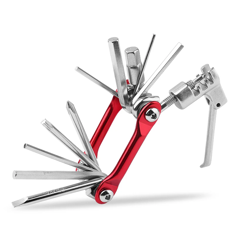 

16 in 1 MTB Road Bike Cycling Multifunctional Chain Maintance Tool Kit Bicycle Wrench Screwdriver Repairing Tool Set