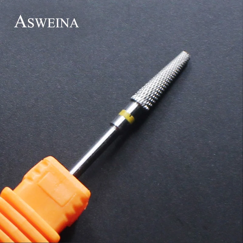 

ASWEINA High Quality 1Pcs 3/32" New Design Carbide Extra F Size Nail Drill Bit Electric Nail File Drills Bit Nail Polish Tools