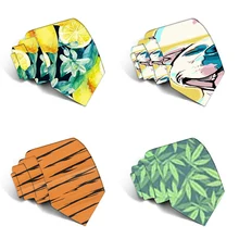 Дизайн, забавные галстуки для мужчин, Мультяшные Галстуки, новинка, галстуки для шеи с принтом аниме, свадебный подарок, вечерние, аксессуары 5LD32