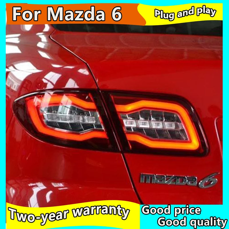 Автомобильный Стайлинг для Mazda 6 задний фонарь s 2004 2013 Mazda6 классический