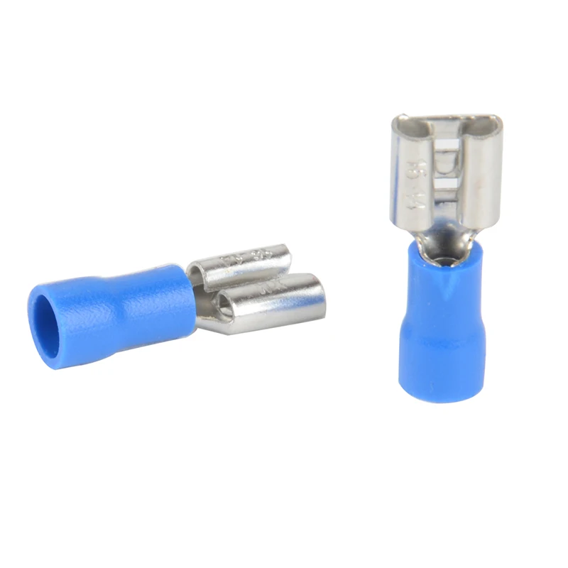 20pcs Insulated Female Spade Wire Connectors Electrical Crimp Terminal Connector For 14-16AWG