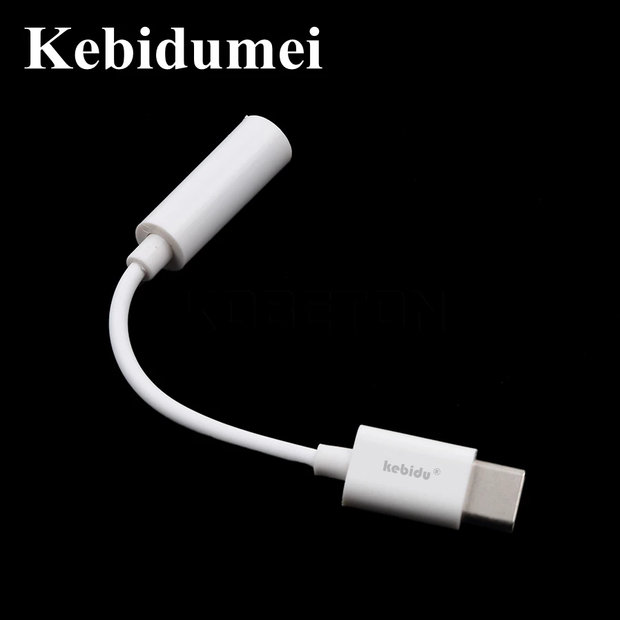 Адаптер от Kebidumei Type C до 3 5 мм наушники гарнитура динамик USB 1 кабель аудио адаптер