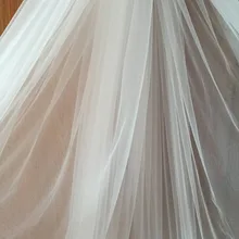 5 ярдов 300 см в ширину, Струящееся кружево для свадебной вуали, тюль белого цвета, шампаген для свадебного платья, подвязки, вышивка, кружево DIY