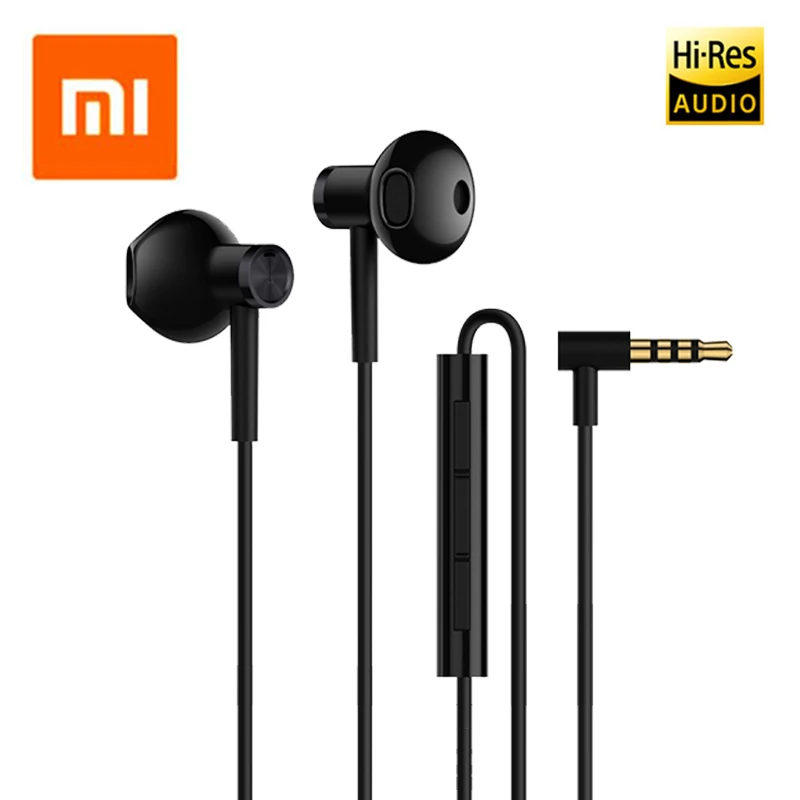 

Original Xiaomi Hybrid DC Earphone Type-C/3.5mm Half In-Ear USB Wired Control MEMS Mice BRE02JY Mi Dual Driver Earphone