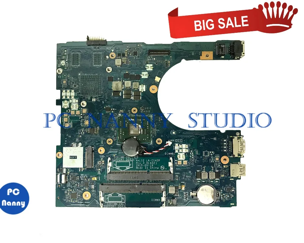 

PCNANNY 0Y7P00 Y7P00 FOR Dell Inspiron 15 5555 Laptop motherboard LA-C142P E2-7110 PC Notebook Mainboard tested