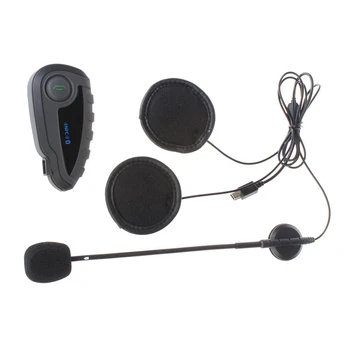 

Vnetphone V8 Motorcycle Helmet Bluetooth Intercom Weatherproof Interphone Headset Remote Controller Handlebar with FM NFC Func
