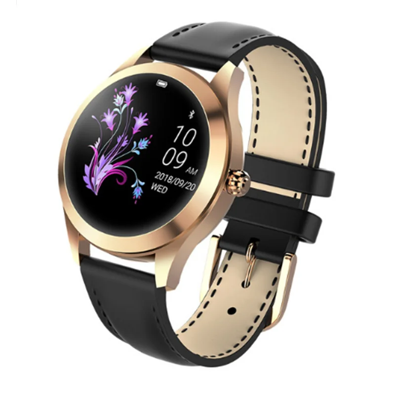 

Original KW10 Smartwatch ladies smart watch women relogio inteligente with physiological reminder multi sports mode clock