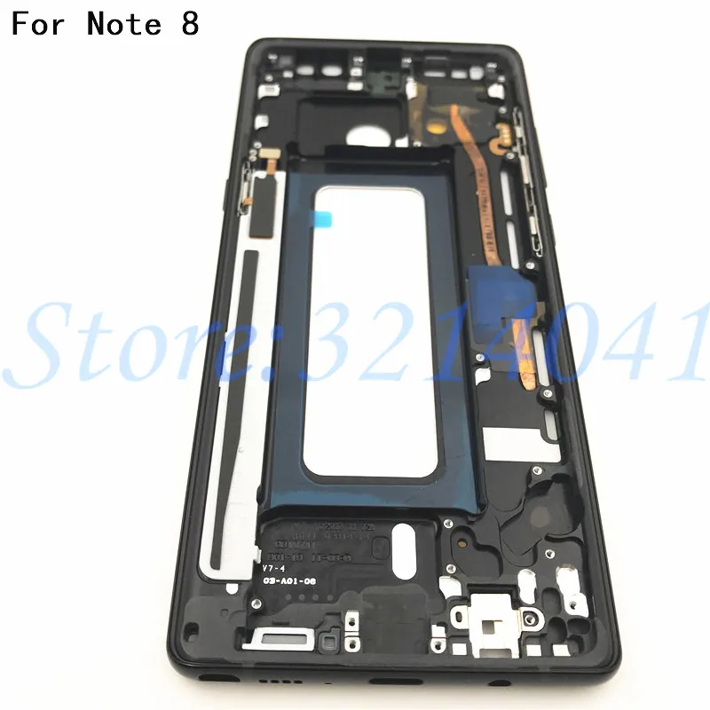 

Good quality Original For Samsung Galaxy Note 8 N950 Middle Frame Bezel Metal Housing Case with Power Volume Side Button