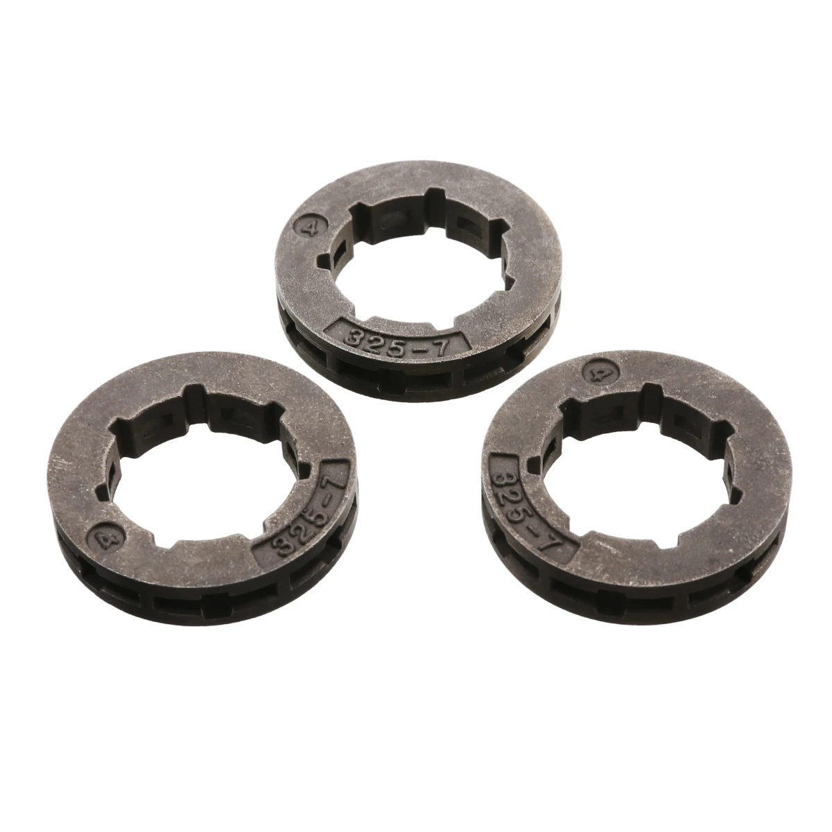 3pcs Metal Chainsaw Sprocket Rim Replacement For Chain Saw Tool Spare Part