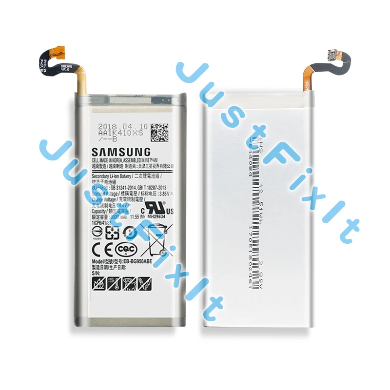 EB BG950ABE оригинальный Батарея для samsung Galaxy S8 G950 G950F G950A G950T G950U G950V G950S 3000 мА/ч запасная