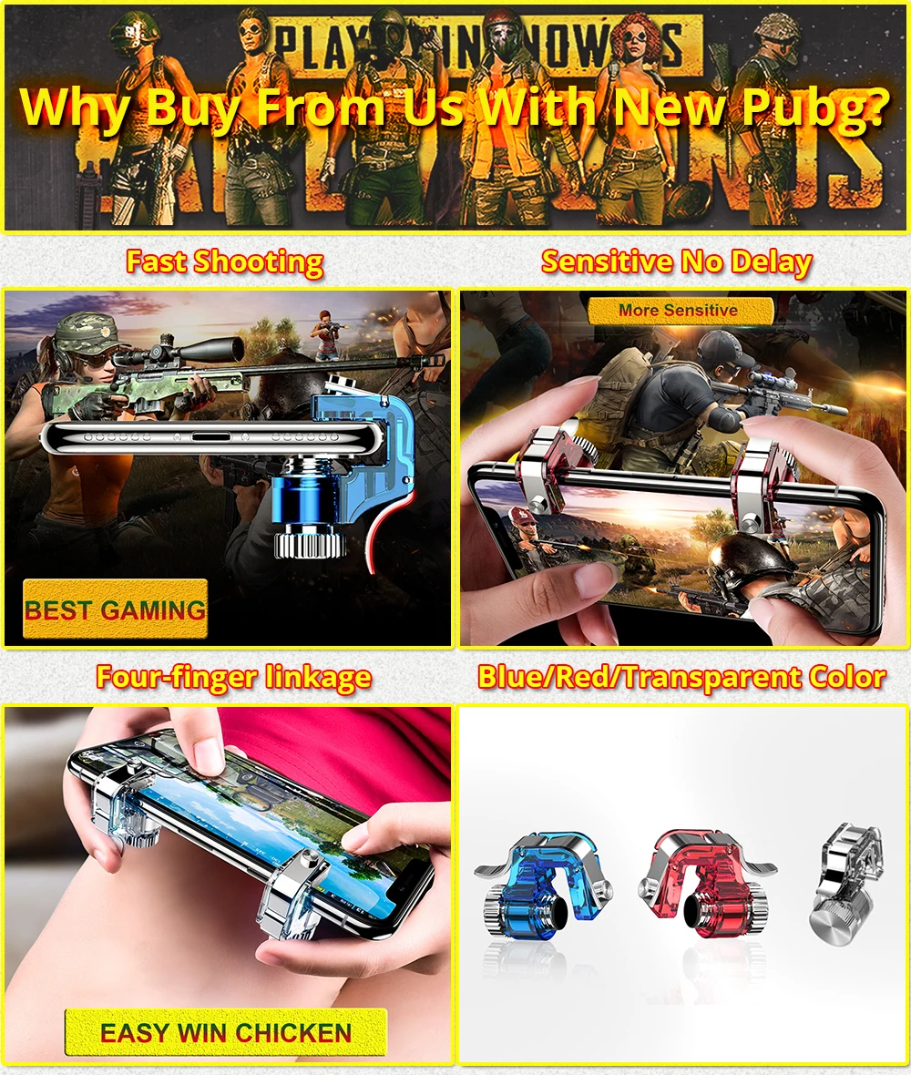 gamepad with new  pubg key feature