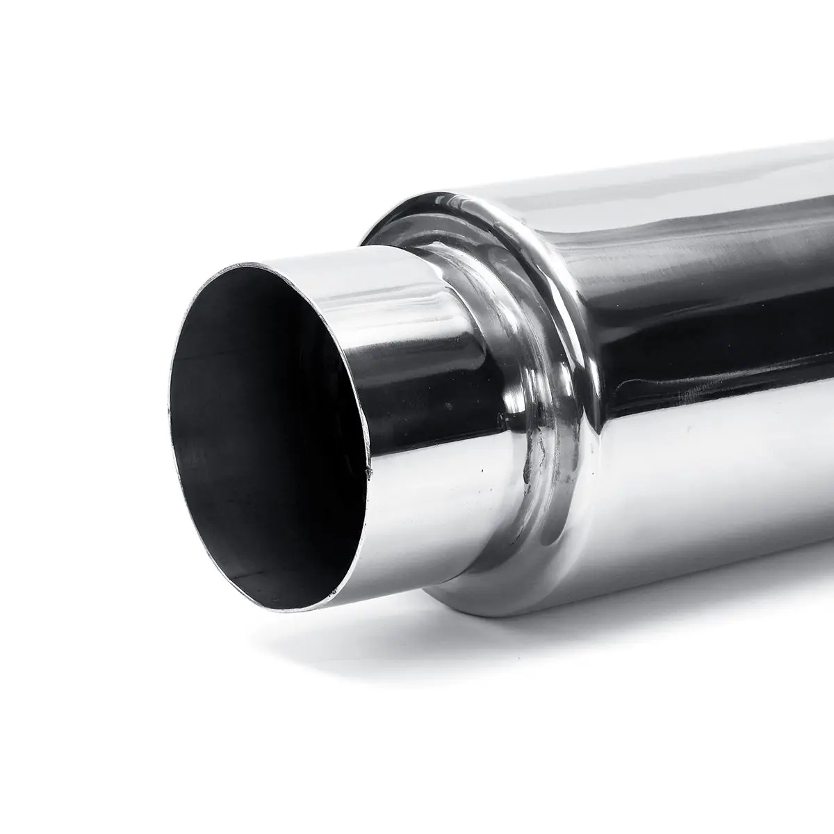 Silenciador de Escape Universal para Carro Cano de Escape com Saída de 76mm 8 Silenciadores