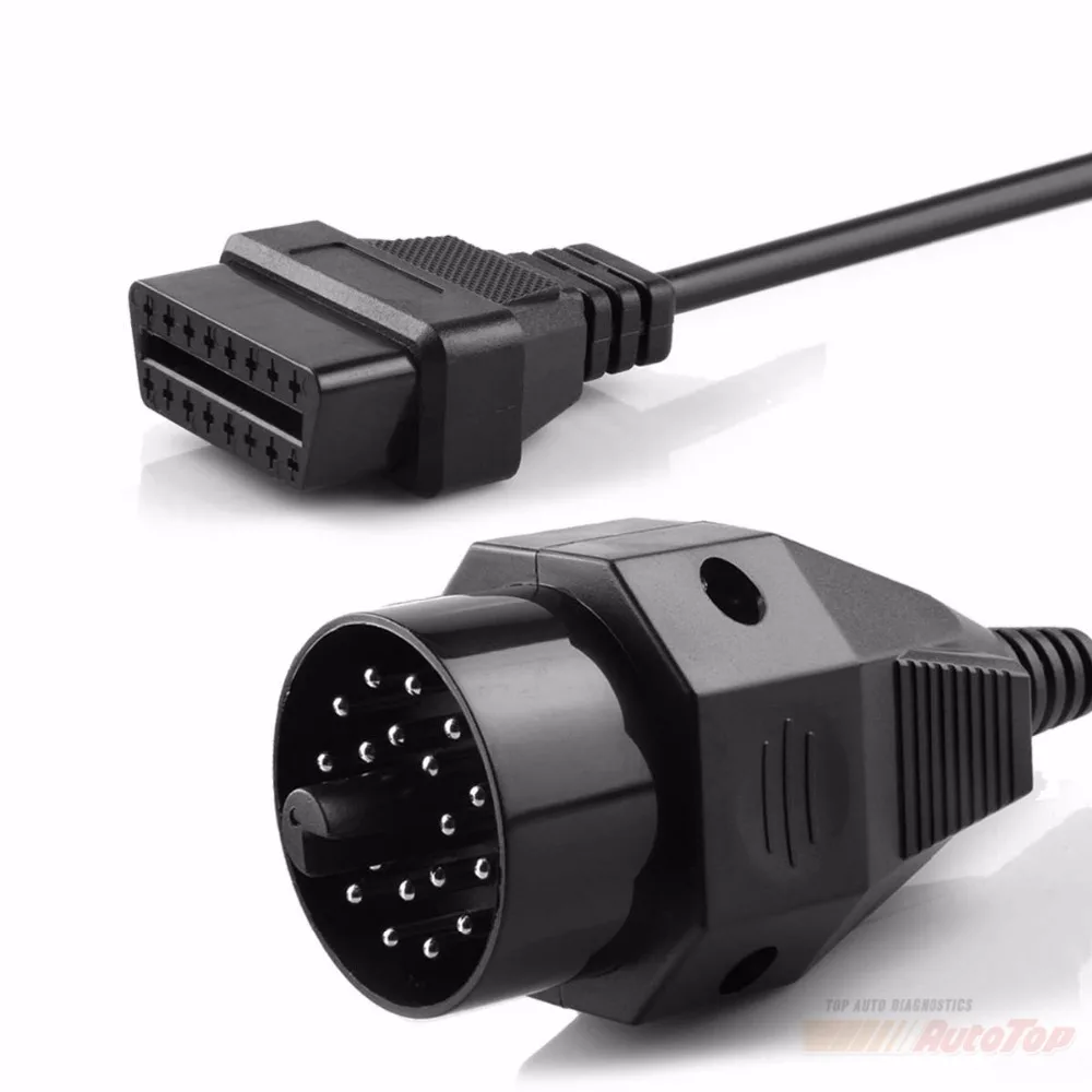 Диагностический кабель для BMW OBD OBD2 инструмент для автоматической диагностики кабель для BMW 20 pin к OBD2 16pin разъем для e36 e39 Z3 для BMW 20 pin
