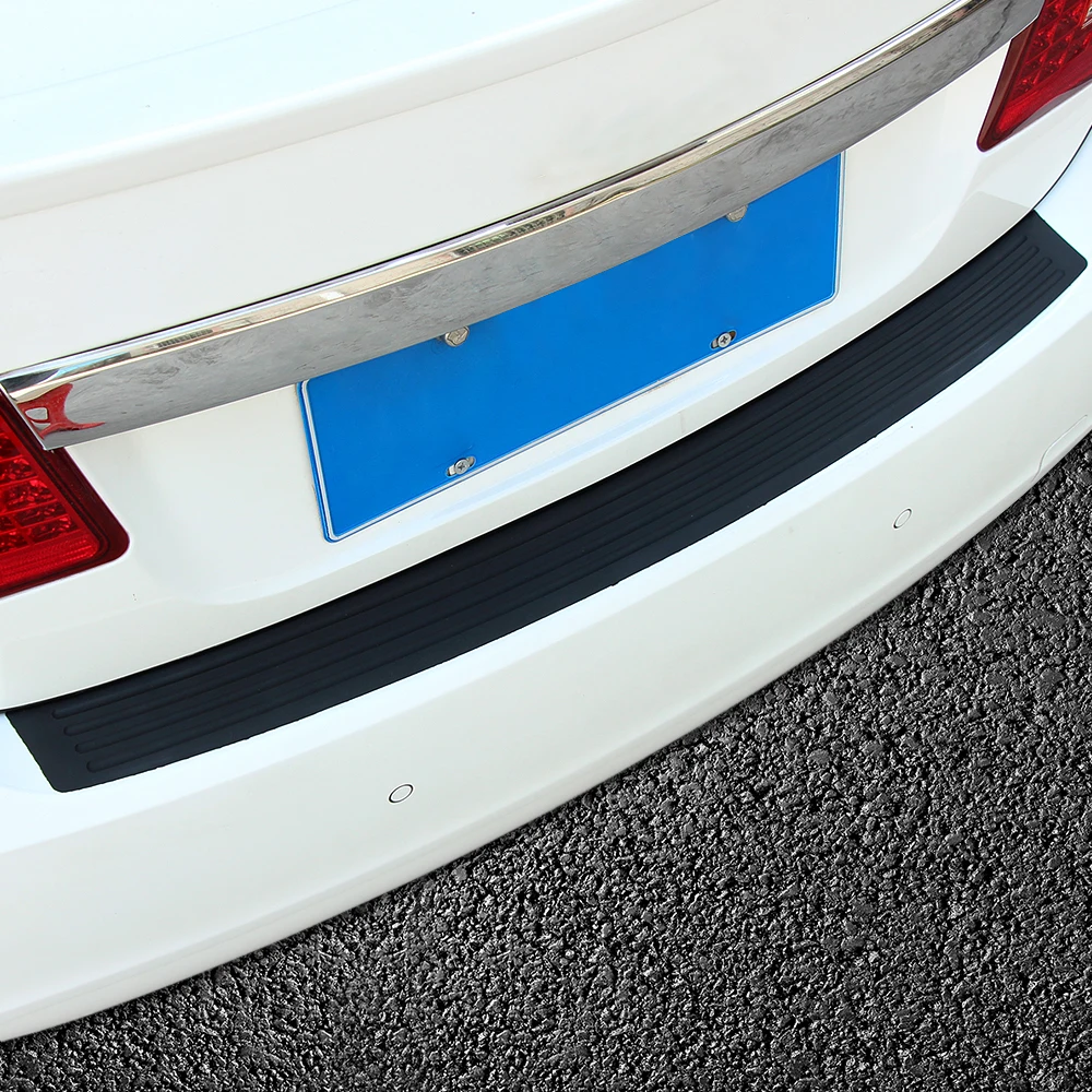 

Car Rear Trunk Sill Plate Bumper Guard Rubber Pad Protector for Audi A4 A3 A5 VW Passat B6 B7 B8 Skoda Octavia Renault Megane 2