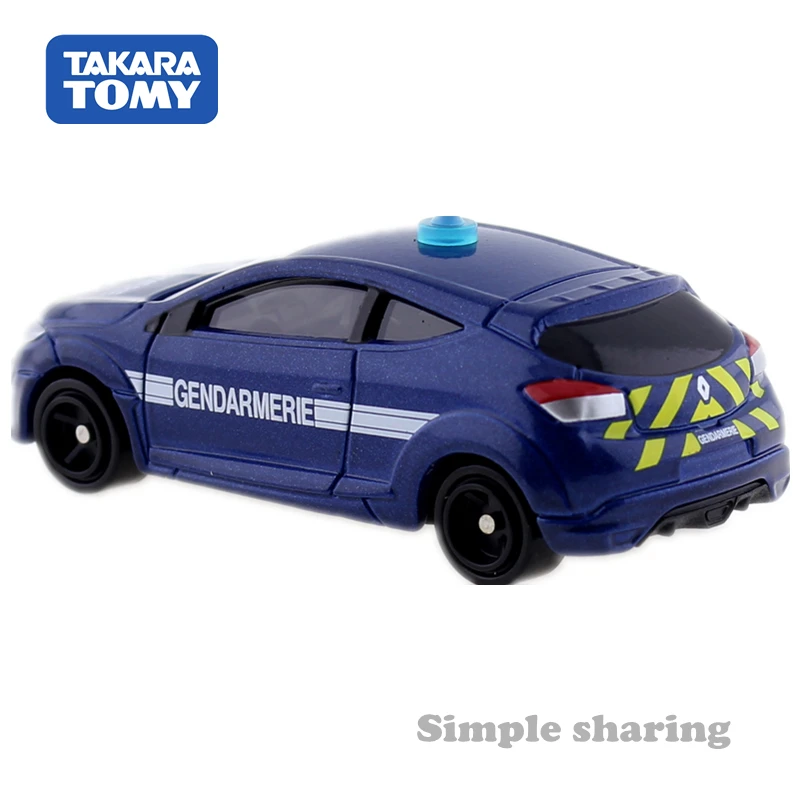 Takara Tomy Tomica No.44 MEGANE RENAULT Sport gendamery 1:67 литая Игрушечная модель автомобиля