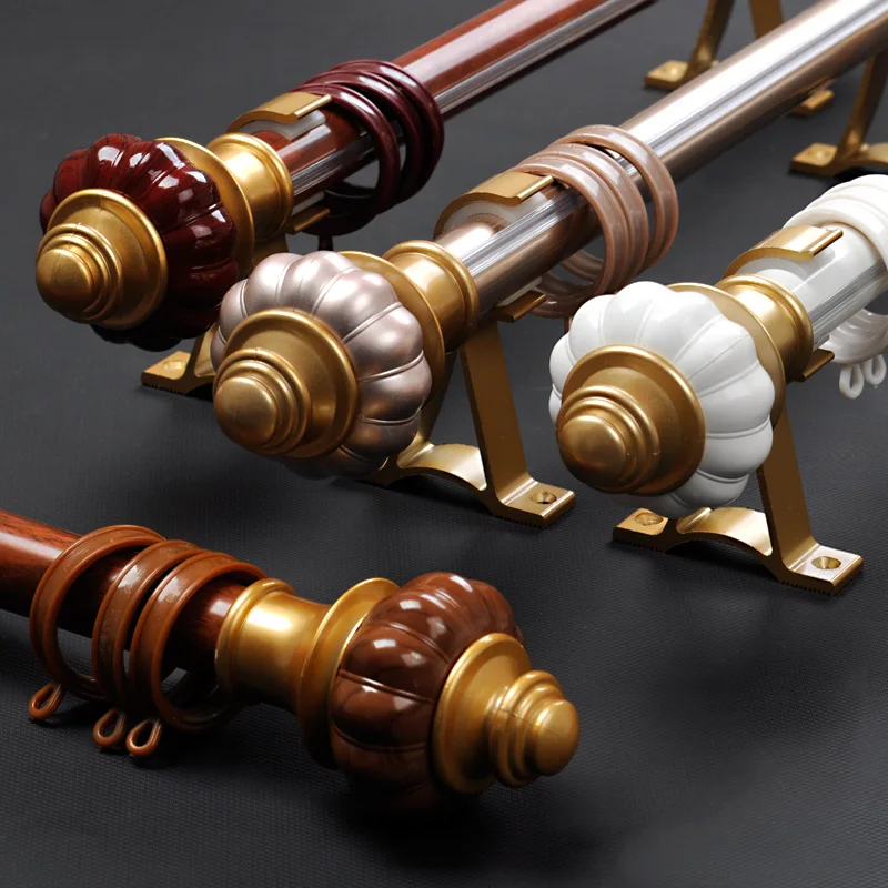 28mmaluminumalloyRomantrackcurtaintrackthickeningsinglerod