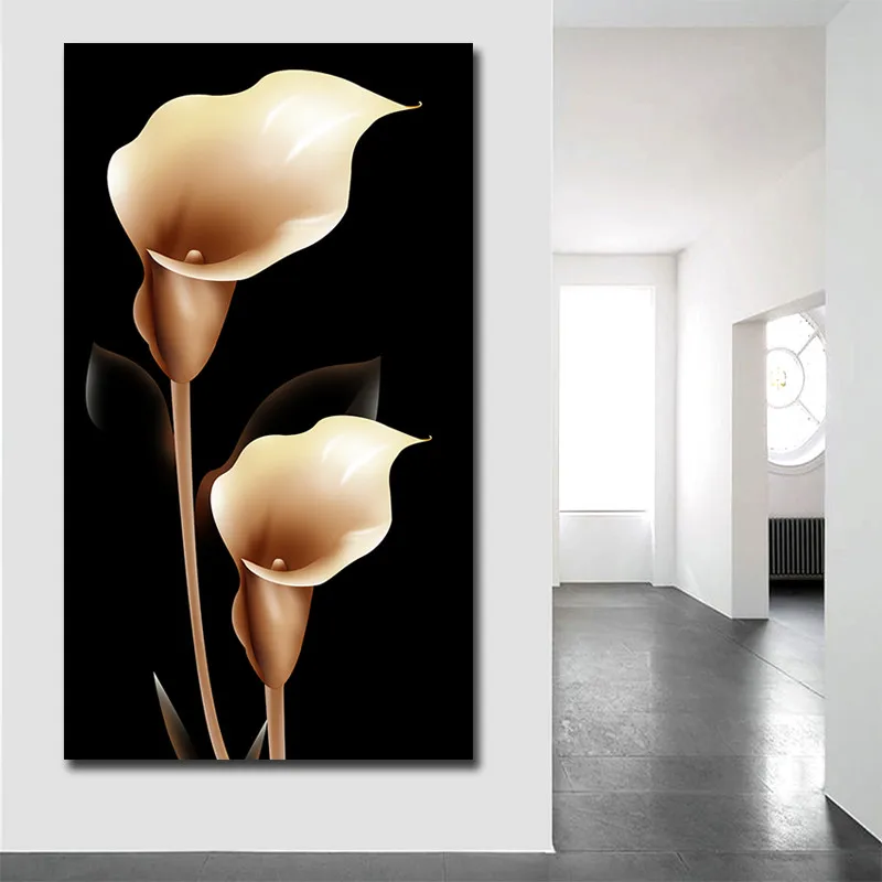 

1 panel abstract canvas flower painting custom printed prints Art Print On Canvas Home Decoration Wall Art pictures no frame