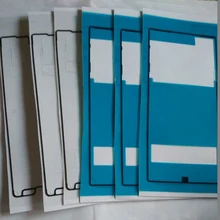 100 Наборы для ухода за кожей/200 шт. Фирменная Новинка спереди ЖК-дисплей Рамки+ сзади Батарея крышка Стикеры клей Клейкие ленты для Sony Xperia z5