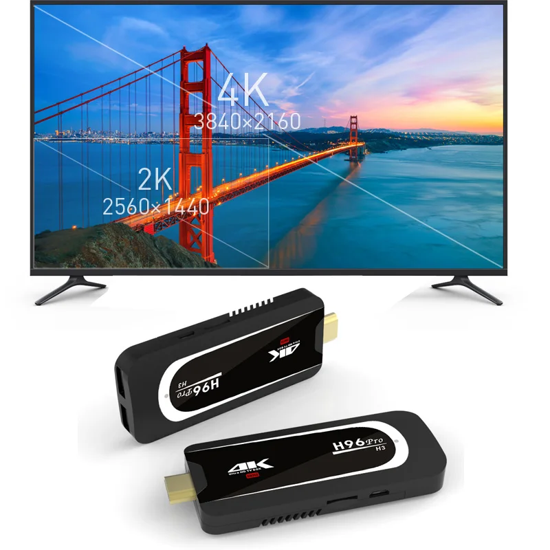 ТВ ключ палка H96 Pro H3 Amlogic S905X 2 ГБ 16 Android 7 1 Мини ПК|android wifi|android androidtv android |
