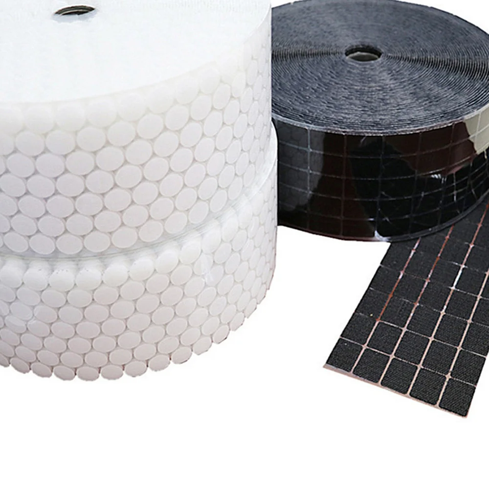 Adhesive Fastener Tape sticky back hook and loop self adhesive dots self-adhesive fastener hook loop self adhesive coin