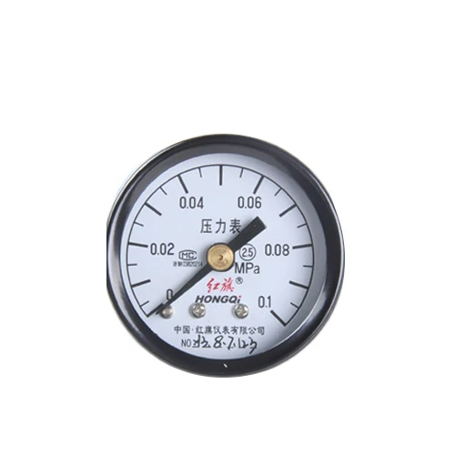 Axial Hydraulik Manometer Edelstahl Waagerecht Pressure Gauge 40MPa z 