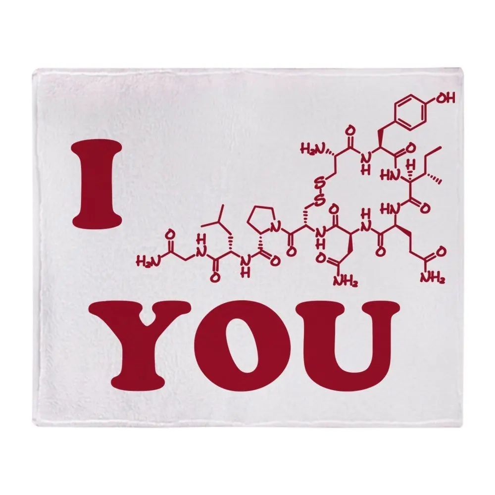 Oxytocin I Love You Soft Fleece Throw Blanket Flannel to on for the sofa/Bed/Car Portable Plaids | Дом и сад