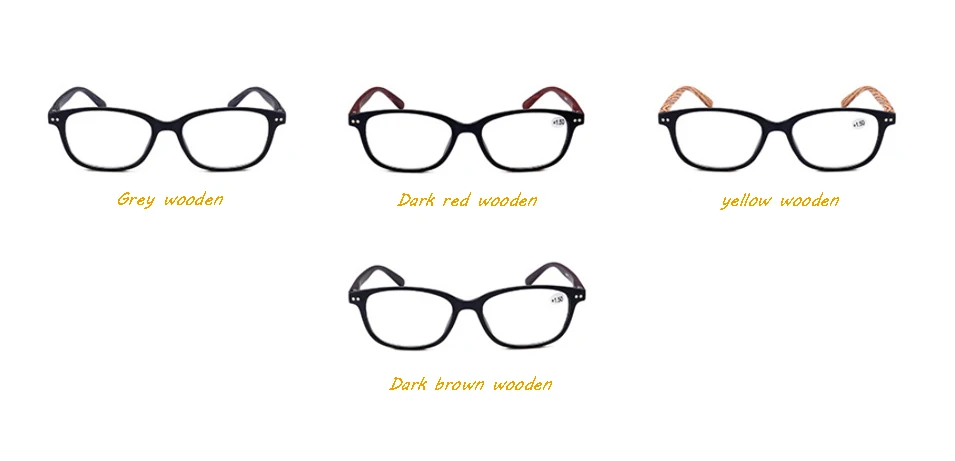 Очки для чтения для мужчин и женщин, винтажная оправа из смолы, деревянные эластичные ножные очки с диоптриями+ 1+ 1,5+ 2+ 2,5+ 3+ 3,5+ 4