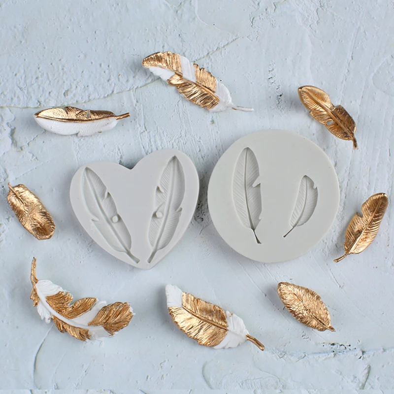 

Angel Feather Mould Silicone Mold Fondant Cake Decorating Tool Gumpaste Sugarcraft Chocolate Forms Bakeware
