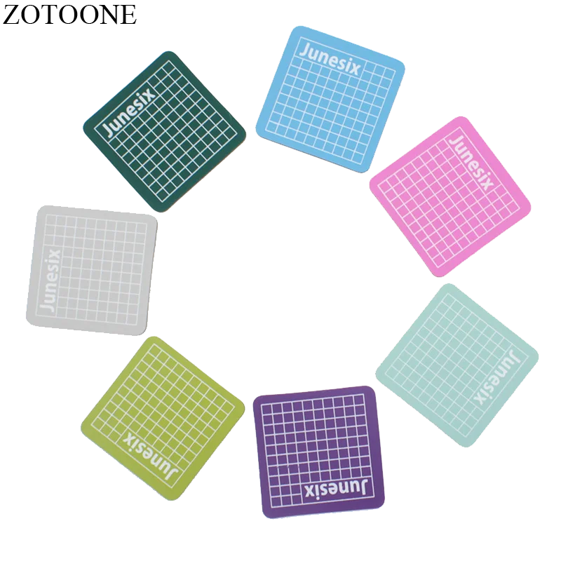 

ZOTOONE 6*6CM PVC Cutting Mat Pad Patchwork Cut Pad Patchwork Tools Manual DIY Tool Cutting Board Double-sided Self-healing E