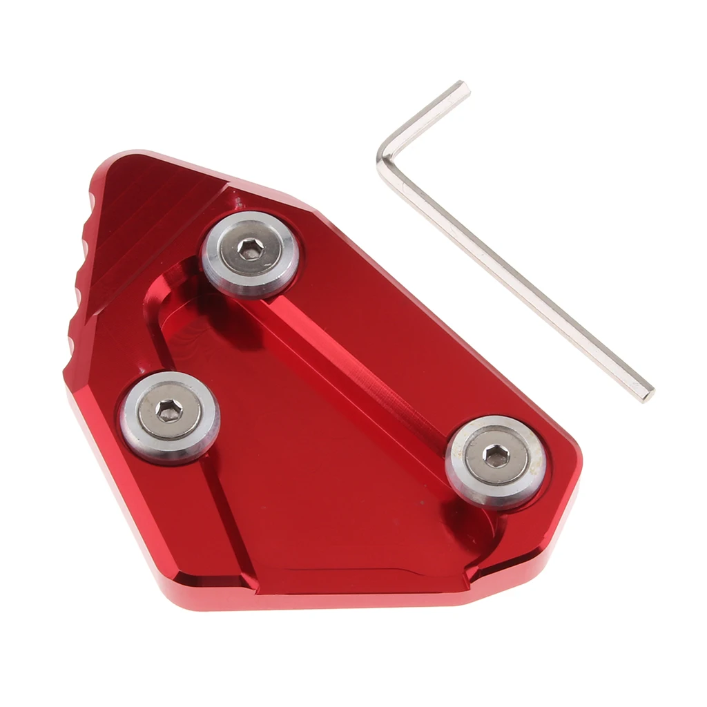 Motorcycle Kickstand Side Stand Plate Pad Base For SUZUKI GSXR1000 K9 L1-L5 2009-2017 Kickstand Extension Plate Pad 
