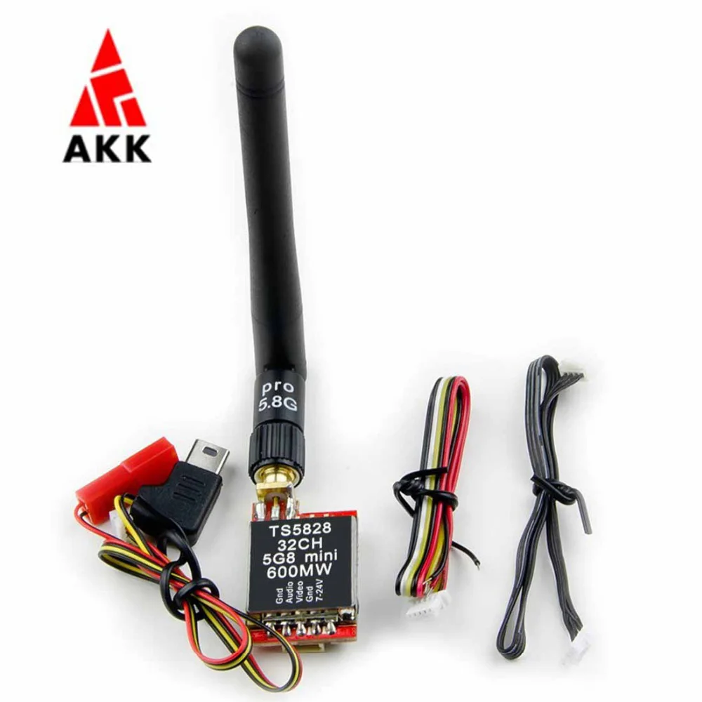 AKK TS5828 5,8G 600MW 32Ch FPV аудио видео передатчик RP-SMA Женский Для Мини FPV квадрокоптера - Цвет: TS5828