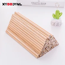 10 шт. HB деревянные карандаши, карандаши для набросков, черный сердечник, необработанная древесина, нетоксичные детские карандаши, школьные канцелярские принадлежности, офисные принадлежности