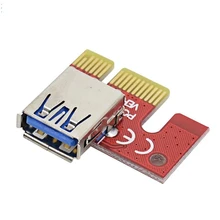 Расширенный стояка адаптер USB 3.0 pci-e 1X к 16X Графика расширение Добыча Кабель удлинитель кабеля pci-e EXT 2017 Перевозка груза падения 1 шт.