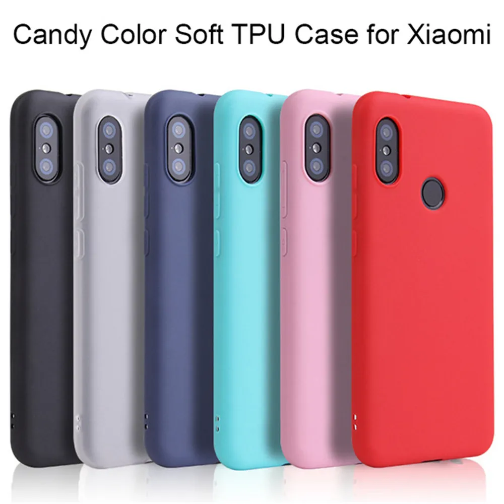 Карамельный цвет чехол для спортивной камеры Xiao mi Red 6 Pro 6A 4X 4A 5A 5 Plus Note 7 S2 крышка