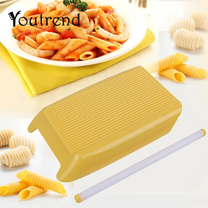 Pasta Macaroni Maker Diy Food Board Kitchen Tool Elbow Macaroni Roller Easy Spaghetti Maker