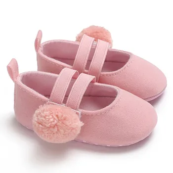 

Baby Girl Shoes Princess Soft Plush Baby Shoes Toddler Infant Prewalker NewBorn Baby First Walkers For 0-18MA