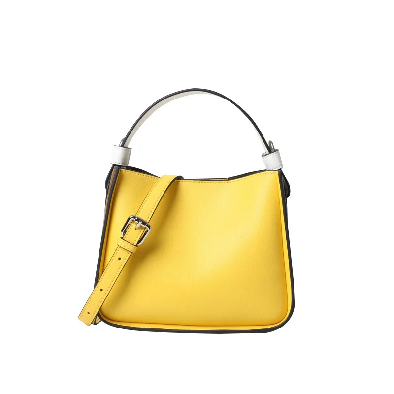 

New Personality Designer Handbag for Women Elegant Solid Color Messenger Bag Texture Leather Shoulder Bags Casual Wild Backpack