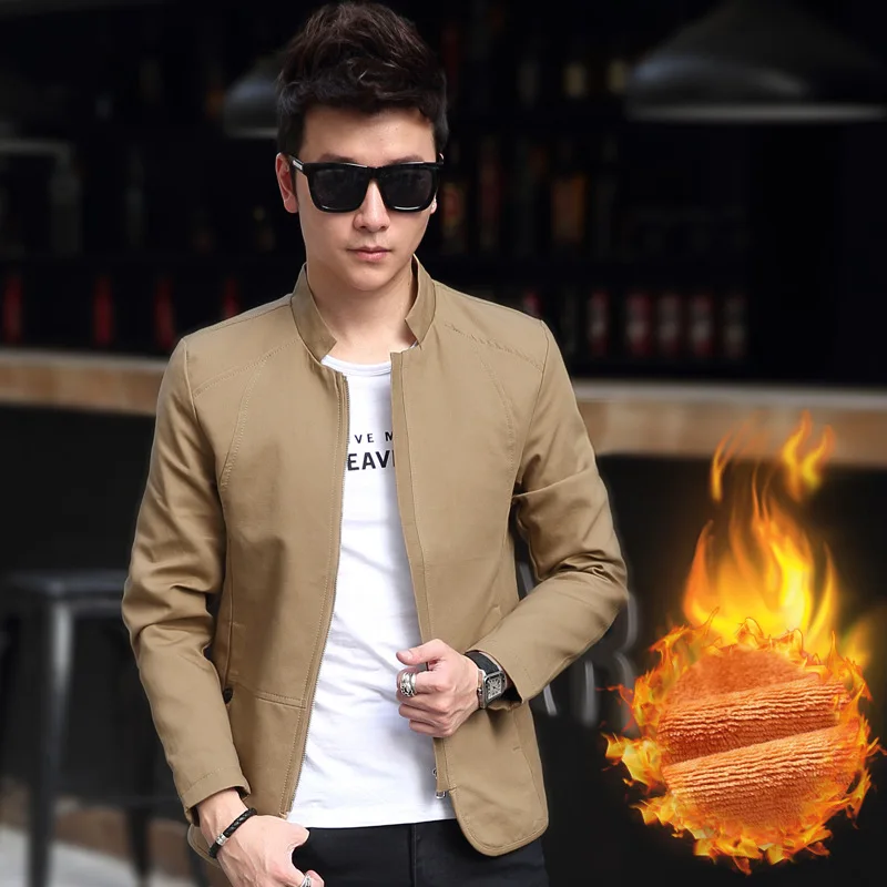 Plus Size Men's Clothes New Men Fashion Casual Loose Cotton Jacket Sportswear Solid Simple Home Stay Coats For Autumn | Мужская