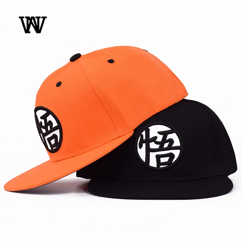 Goku Dragon Ball Cap Female Snapback Baseball Cap Women Black Trucker Cap Casual Dad Hats for Men Embroidery Bone BQM-CZX72