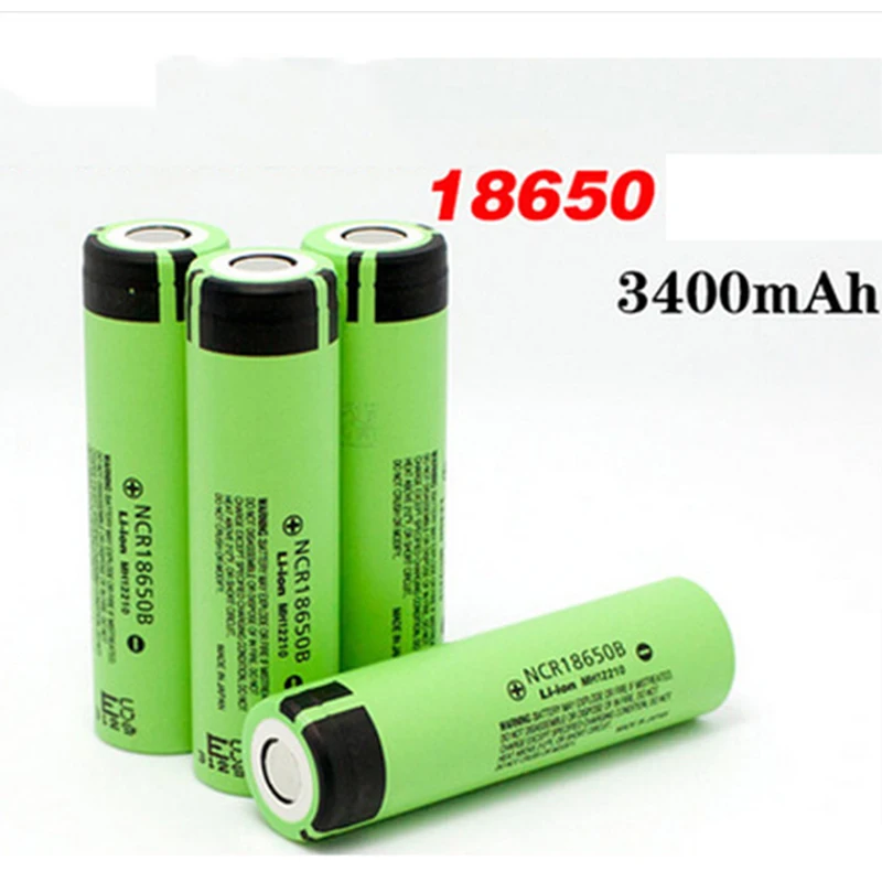 Оригинальная Аккумуляторная Батарея NCR 18650 3,7 V 3400mAh+ EU/US зарядное устройство литий-ионные аккумуляторы NCR18650B батарея