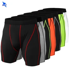 Функциональное компрессионное трико для бега мужские короткие штаны Тренировочные Фитнес Спортивные Леггинсы спортивные шорты для бега быстросохнущая спортивная одежда