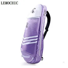 LEMOCHIC High outdoor waterproof Professional Racquet sports bag fitness gym badminton Cycling tennis brand canvas backpack
