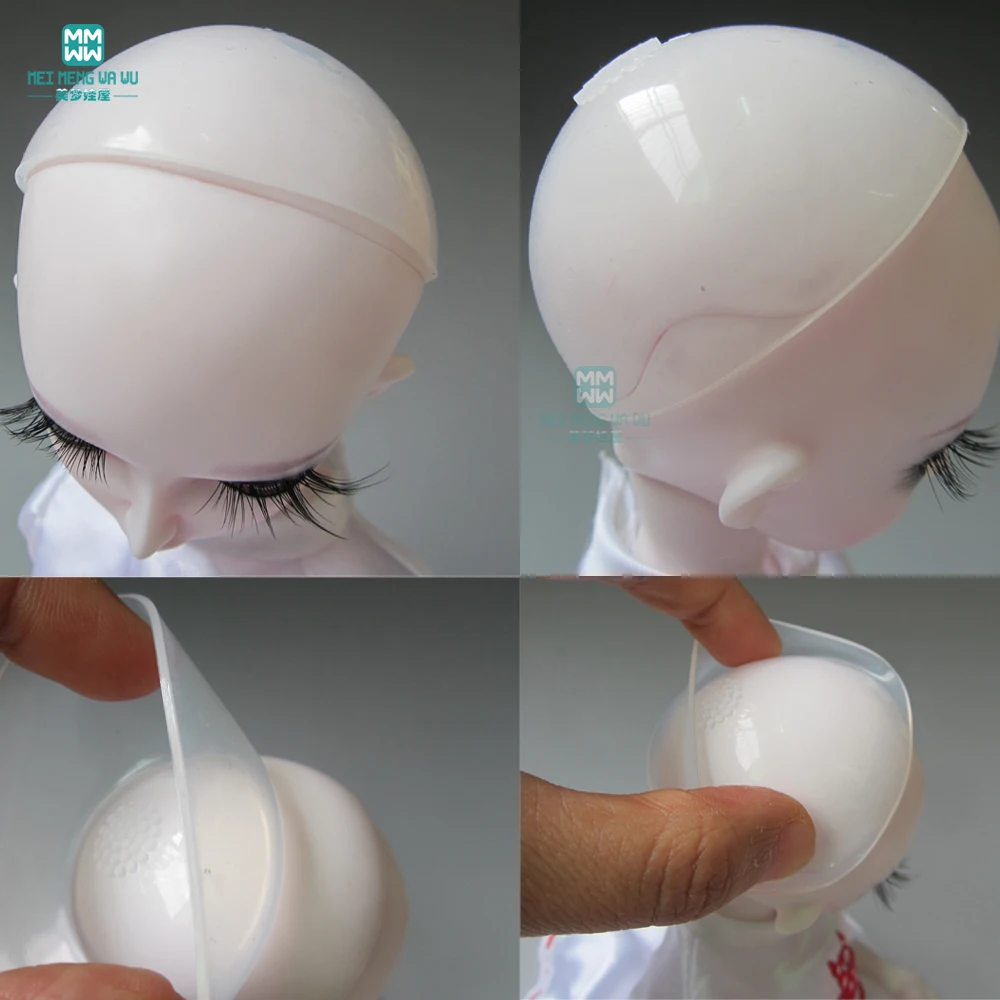 Silicone Wig Cap Protection Cover Prevent staining For 1/6 1/4 1/3 bjd doll