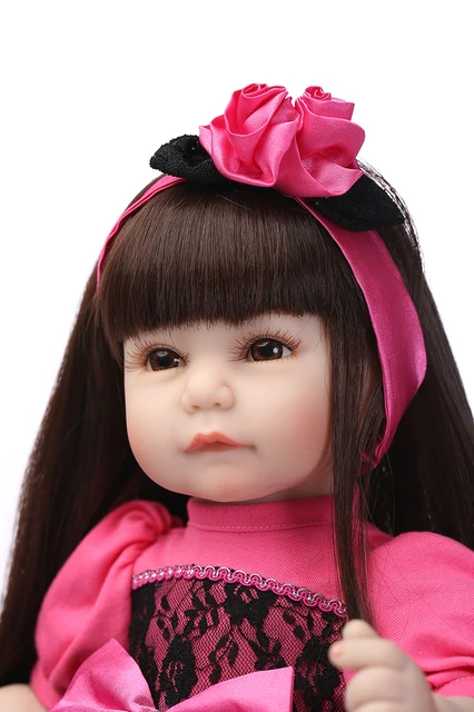2016 new design reborn toddler girl doll sweet baby doll birthday