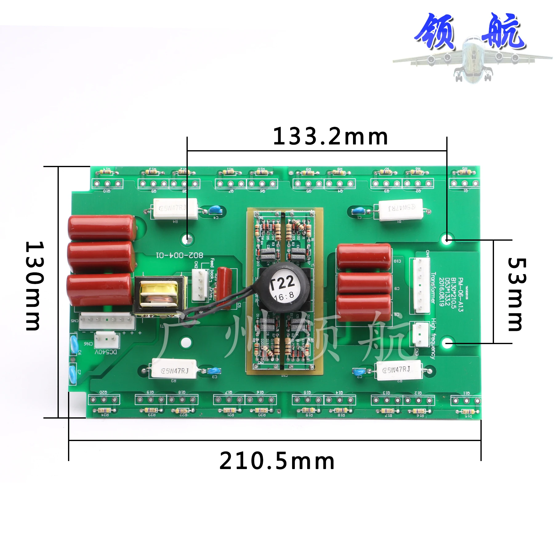 

Inverter Welder Inverter Board MOS Pipe Welder Upper Board ZX7-250/300/315 130mm Wide Circuit Board Substitution