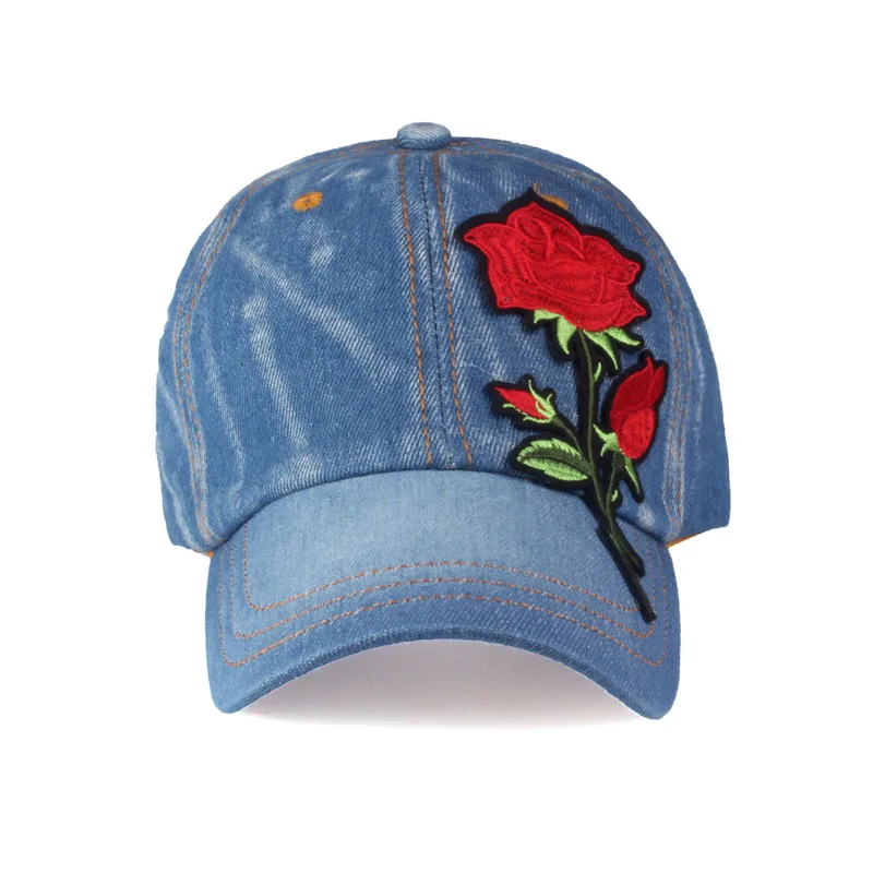 casquette avec rose