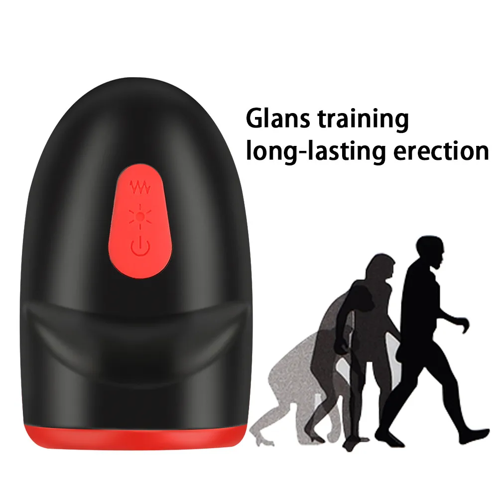 Heating Men Masturbator Cup  Penis Stimulate Glans Massage Vibrator Real Pussy Vagina Oral Sex Masturbation Cup Sex Toys for Men (7)