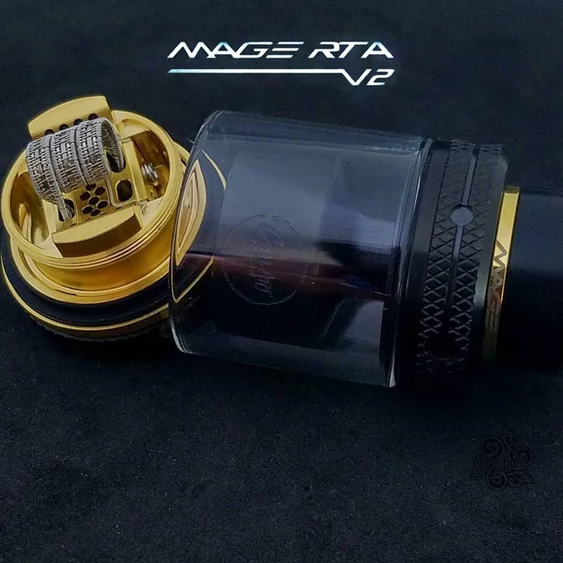 Оригинальный coilart MAGE RTA V2 3 5 мл 24 Диаметр сверху наполнение снизу воздушный поток