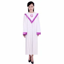 Платье для хора blessume белое фиолетовое